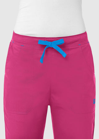 Maevn Blossom Women's Petite Multi Pocket Flare Pant