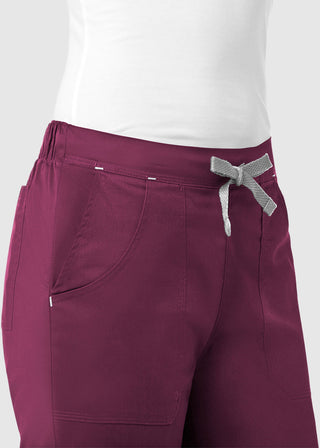 Maevn Blossom Women's Petite Multi Pocket Flare Pant