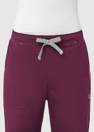 Maevn Blossom Women's Petite Multi Pocket Flare Pant