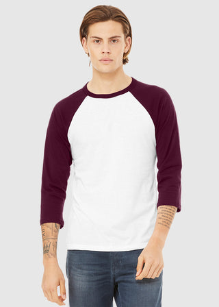 BELLA CANVAS Unisex Quarter Sleeve Baseball Tee
