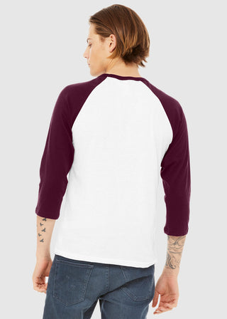 BELLA CANVAS Unisex Quarter Sleeve Baseball Tee