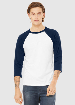 BELLA CANVAS Unisex Quarter Sleeve Baseball Tee