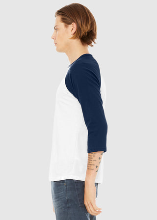 BELLA CANVAS Unisex Quarter Sleeve Baseball Tee