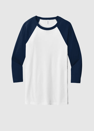 BELLA CANVAS Unisex Quarter Sleeve Baseball Tee
