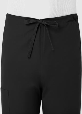 Maevn Red Panda Unisex Drawstring Straight Leg Scrub Petite Pant