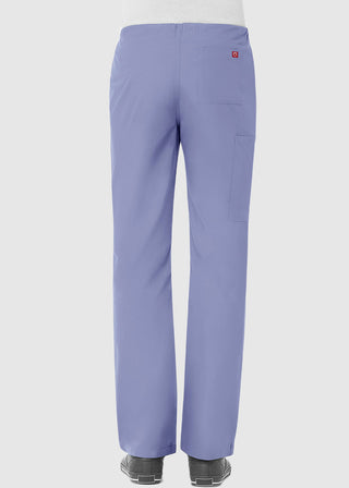 Maevn Red Panda Unisex Drawstring Straight Leg Scrub Petite Pant