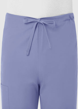 Maevn Red Panda Unisex Drawstring Straight Leg Scrub Petite Pant