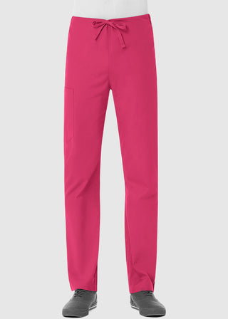 Maevn Red Panda Unisex Drawstring Straight Leg Scrub Petite Pant