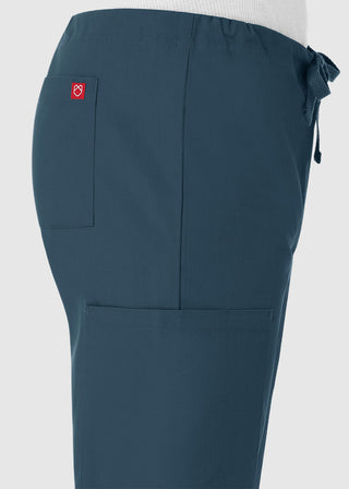 Maevn Red Panda Unisex Drawstring Straight Leg Scrub Tall Pant