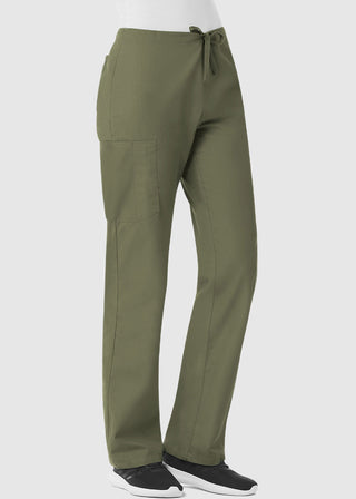 Maevn Red Panda Unisex Drawstring Straight Leg Scrub Tall Pant