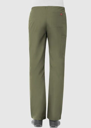 Maevn Red Panda Unisex Drawstring Straight Leg Scrub Pant