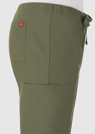 Maevn Red Panda Unisex Drawstring Straight Leg Scrub Tall Pant