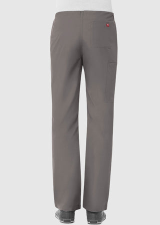 Maevn Red Panda Unisex Drawstring Straight Leg Scrub Petite Pant