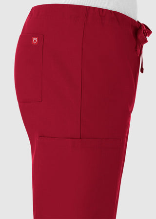 Maevn Red Panda Unisex Drawstring Straight Leg Scrub Tall Pant