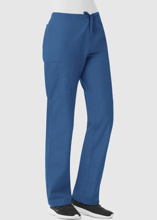 Maevn Red Panda Unisex Drawstring Straight Leg Scrub Petite Pant