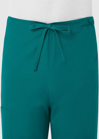 Maevn Red Panda Unisex Drawstring Straight Leg Scrub Petite Pant