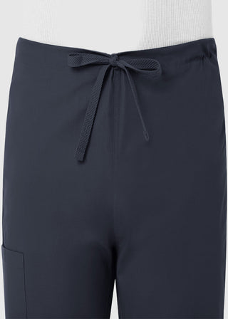 Maevn Red Panda Unisex Drawstring Straight Leg Scrub Petite Pant