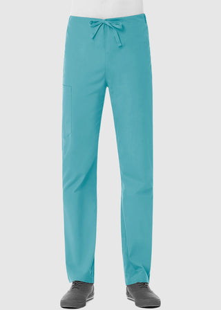 Maevn Red Panda Unisex Drawstring Straight Leg Scrub Petite Pant