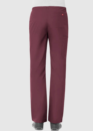 Maevn Red Panda Unisex Drawstring Straight Leg Scrub Petite Pant