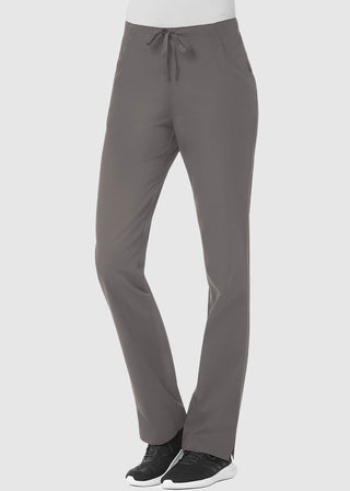 Maevn Red Panda Women's Half Elastic Waist Straight Leg Tall Pant