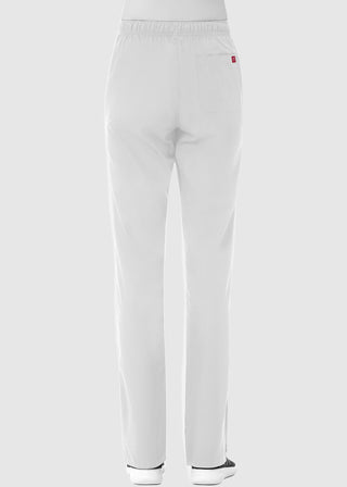 Maevn Red Panda Women's Half Elastic Waist Straight Leg Tall Pant