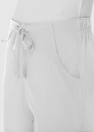 Maevn Red Panda Women's Half Elastic Waist Straight Leg Tall Pant