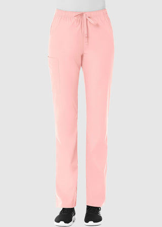 Maevn Red Panda Women's Full Elastic Waist Cargo Scrub Tall Pant