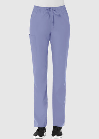 Maevn Red Panda Women's Full Elastic Waist Cargo Scrub Tall Pant