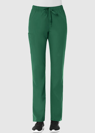 Maevn Red Panda Women's Full Elastic Waist Cargo Scrub Tall Pant