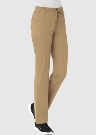 Maevn Red Panda Women's Full Elastic Waist Cargo Scrub Pant