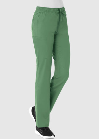 Maevn Red Panda Women's Full Elastic Waist Cargo Scrub Tall Pant