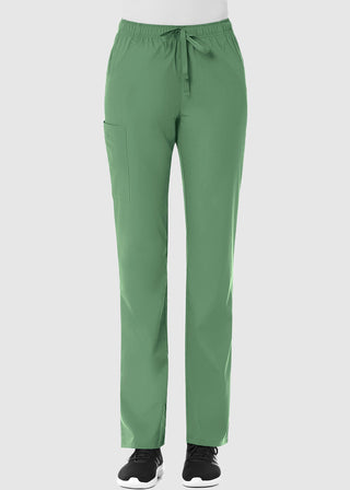 Maevn Red Panda Women's Full Elastic Waist Cargo Scrub Tall Pant