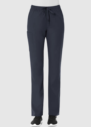 Maevn Red Panda Women's Full Elastic Waist Cargo Scrub Tall Pant