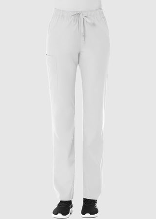 Maevn Red Panda Women's Full Elastic Waist Cargo Scrub Tall Pant