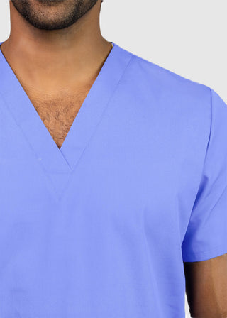 Adar Universal Unisex V-Neck Basic Scrub Top