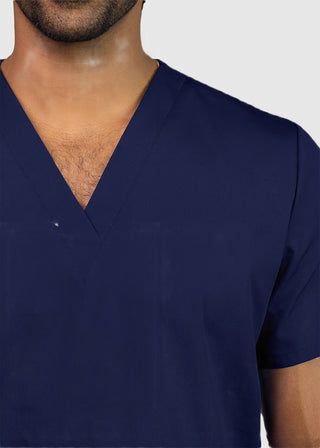 Adar Universal Unisex V-Neck Basic Scrub Top