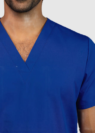 Adar Universal Unisex V-Neck Basic Scrub Top