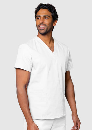Adar Universal Unisex V-Neck Basic Scrub Top