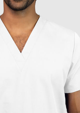Adar Universal Unisex V-Neck Basic Scrub Top