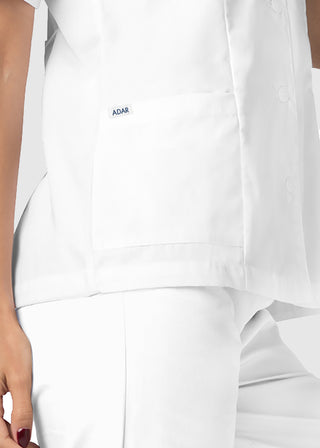 ADAR Universal Women's Lapel Collar Buttoned Top