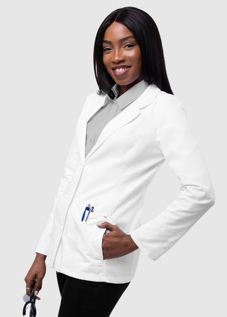 Adar Women's Classic Fit 28 Inches Tailored Consultation Coat