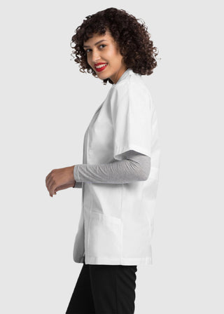 Adar 31 Inches Unisex Short Sleeve Consultation Coat