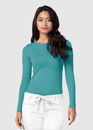 Adar Universal Women's Classic Fit Long Sleeve Comfort Tee