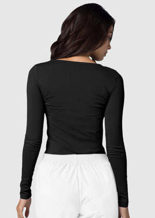 Adar Universal Women's Classic Fit Long Sleeve Comfort Tee