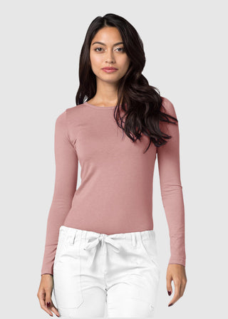 Adar Universal Women's Classic Fit Long Sleeve Comfort Tee