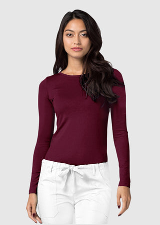 Adar Universal Women's Classic Fit Long Sleeve Comfort Tee