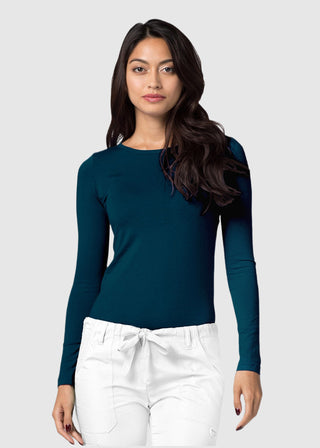 Adar Universal Women's Classic Fit Long Sleeve Comfort Tee