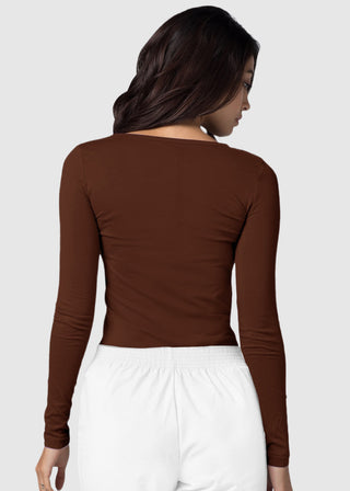 Adar Universal Women's Classic Fit Long Sleeve Comfort Tee