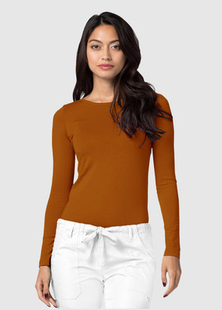 Adar Universal Women's Classic Fit Long Sleeve Comfort Tee