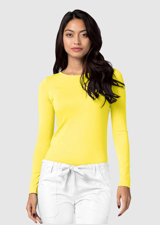 Adar Universal Women's Classic Fit Long Sleeve Comfort Tee